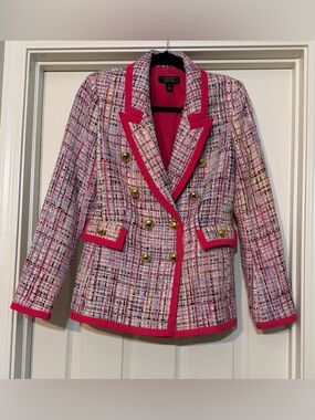 Halogen x Atlantic-Pacific Tweed Blazer